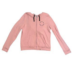 Victoria’s Secret PINK Love Pink Full Zip Light Pink Hoodie